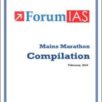 Forum IAS Compilation For The Month Of February 2024 Mains Marathon English Medium Printed Notes