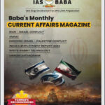 IAS Baba Current Affairs Monthly Magazine April 2024 Printed Notes English Medium