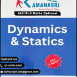 Ramanasri  IAS/ IFoS Maths & Mathematics Optional Notes Dynamics & Statics English Medium