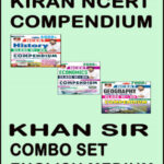 Ncert One Liner Compendium Kiran Publication by Khan Sir Combo Set
