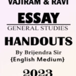 Vajiram & Ravi Essay General  Studies By Brijendra Sir Handouts Printed Notes 2023 English Medium