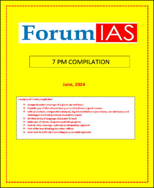 Forum Ias 7PM Compilation for The Month Of June 2024 English Medium