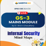 Sarrthi Ias UPSC Mains 2024-25 GS-3 Mains Module Mind Maps Internal Security By Dr. Shivin Chaudhary