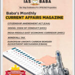 IAS Baba Current Affairs Monthly Magazine February 2024 Printed Notes English Medium