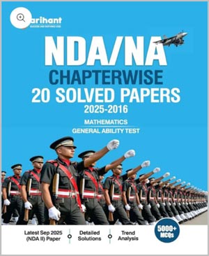 Arihant NDA/NA Chapterwise Mathematies Solved Paper 2025-2016 (E)