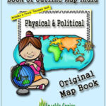 Map-Book of Outline Maps-India Physical and Political (Original Book)