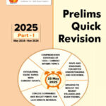  Vajiram & ravi prelims quick revision 2025 current afffairs part-1 english medium Printed Notes