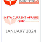 Insight Ias Monthly Compilation January 2024 Insta Current Affairs Printed Notes English Medium