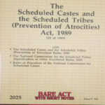 LexisNexis The Scheduled Castes and the Scheduled Tribes (Prevention of Atrocities) Act 1989 Bare Act With Short Notes Original Book 2025 Edition English Medium