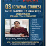 Shubhra Ranjan IAS GS General Studies Latest Handwritten Class Notes 08 Booklets 01 Combo Set English Medium