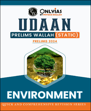 Only IAS Udaan Environment For Prelims Static English Medium 2024 Original Book