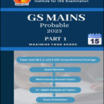 Vajiram & Ravi GS Mains Probable Part 1 (Maximize Your Soore) English Medium 2023