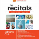 Vajiram & Ravi The Recitals Monthly Current Affairs April 2024 English Medium Original Book