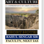 Next IAS Indian Art and Culture Handout By Rahul Sengar Sir (E)