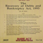 LexisNexis The Recovery Of Debts and Bankruptcy Act 1993 Bare Act With Short Notes Original Book 2025 Edition English Medium