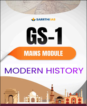 Sarrthi Ias GS-1 Mains Module Modern History Printed Notes English Medium