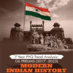 Vision Ias 7 Year PYQ Trend Analysis GS Prelims (2017-23) Modern Indian History English Medium