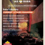 IAS Baba Current Affairs Monthly Magazine October 2023 Printed Notes English Medium