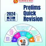 Vajiram & Ravi Current Affairs Prelims Quick Revision Part-1 Printed Notes English Medium 2024