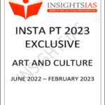 Insights IAS Insta PT Exclusive Art & Culture 2023 English Medium Printed Notes