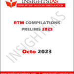 Insights Ias RTM Compilation Prelims October English Medium 2023