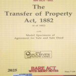 LexisNexis Universal’s The Transfer Of Property Act, 1882 Bare Act Original Book 2025 Edition English Medium