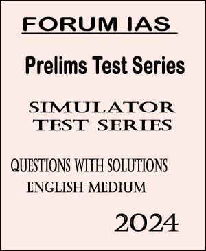 Forum Ias General Studies Simulator Test Series 0 To 4 English Medium 2024
