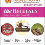 Vajiram And Ravi The Recitals Current Affairs Feburary 2020 English Medium