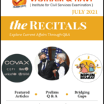 Vajiram And Ravi The Recitals Current Affairs July 2021 English Medium