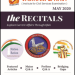 Vajiram And Ravi The Recitals Current Affairs May 2020 English Medium
