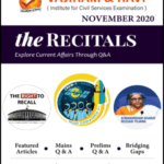 Vajiram And Ravi The Recitals Current Affairs November 2020 English Medium