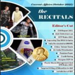 Vajiram And Ravi The Recitals Current Affairs October 2021 English Medium