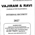 Vajiram and Ravi GS Internal Security Yellow Book 2027 English Printed