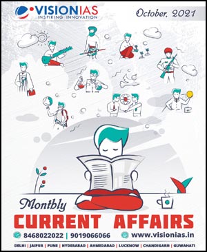 Vision IAS Current Affairs Monthly Magazine October 2021 English Medium