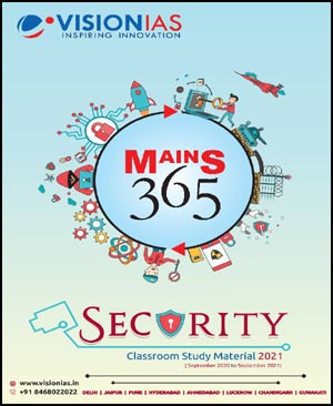 Vision Ias Mains 365 Security Current Affairs 2021 English Medium - Without Spiral