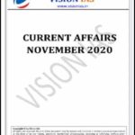 Vision Ias Monthly Current Affair November 2020
