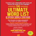 Norman Lewis The Ultimate Word List Of Difficult Words & Their Usage  English Medium Original Book