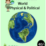 Book Of Outline World Map Physical And Political Blank Map (Original Book)