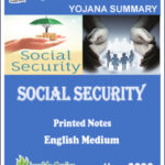 Vajiram & Ravi Monthly Yojana Summary (Social Security) May 2022 Printed Notes English Medium