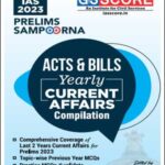 GS Score Acts & Bills Prelims Sampoorna Current Affairs Yearly Compilation 2023 English Medium 
