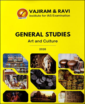 Vajiram & Ravi Art and Culture GS Yellow Book 2026 English Medium Printed Notes