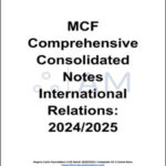 Atish Mathur Magna Carta International Relation Notes 2024-25
