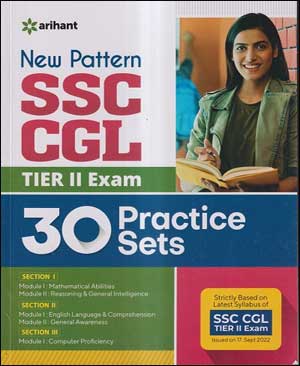 Arihant Publications New Pattern SSC CGL 30 Practice Sets Latest Edition 2022-23 Tier II Exam English Medium 