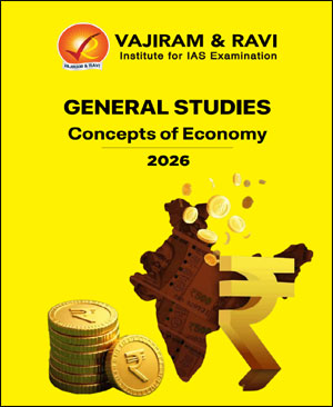 Vajiram and Ravi Concepts Of Economy GS Yellow Book 2026 English Medium Printed Notes