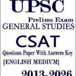 UPSC Officially  Prelims CSAT Previous 2013 to 2026 English Medium