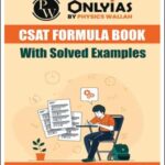 Only IAS CSAT Formula Book With Solved Examples UPSC CSE Prelims 2023 English Medium Printed Notes