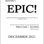 Forum IAS Monthly Prelims Epic Current Affairs December 2021 English Medium Notes