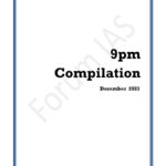 Forum Ias 9pm Compilation For The Month of December 2021 English Medium