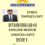 Lukmaan Ias Ethics Topper's copy 2021 English Medium By Divyansh Singh (Air 49)