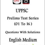 Drishti IAS UPPCS 2023 Prelims Test Series 01 To 16 English Medium.